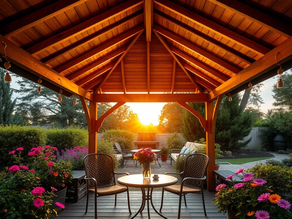 Co na sufit w altanie? Najlepsze pomysły i inspiracje