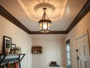 Co na sufit w przedpokoju? Pomysły na aranżację i dekorację