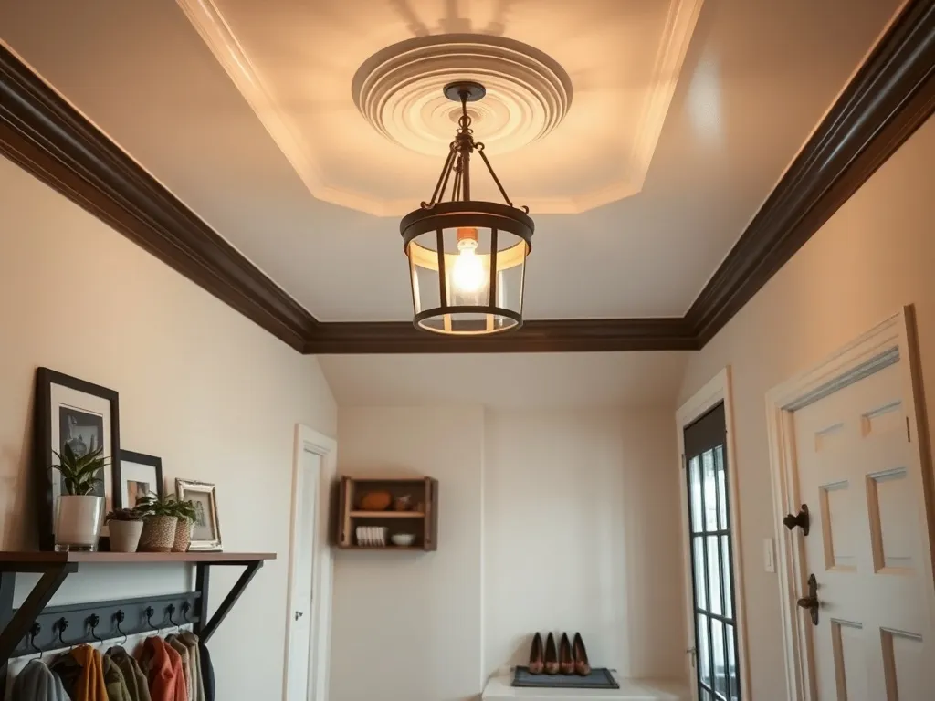 Co na sufit w przedpokoju? Pomysły na aranżację i dekorację