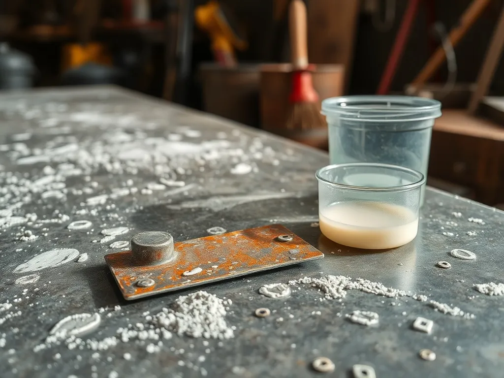 Jak usunąć cement z metalu? Sprawdzone metody i porady