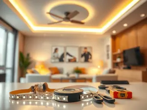 Jak założyć ledy na suficie? Praktyczny przewodnik krok po kroku